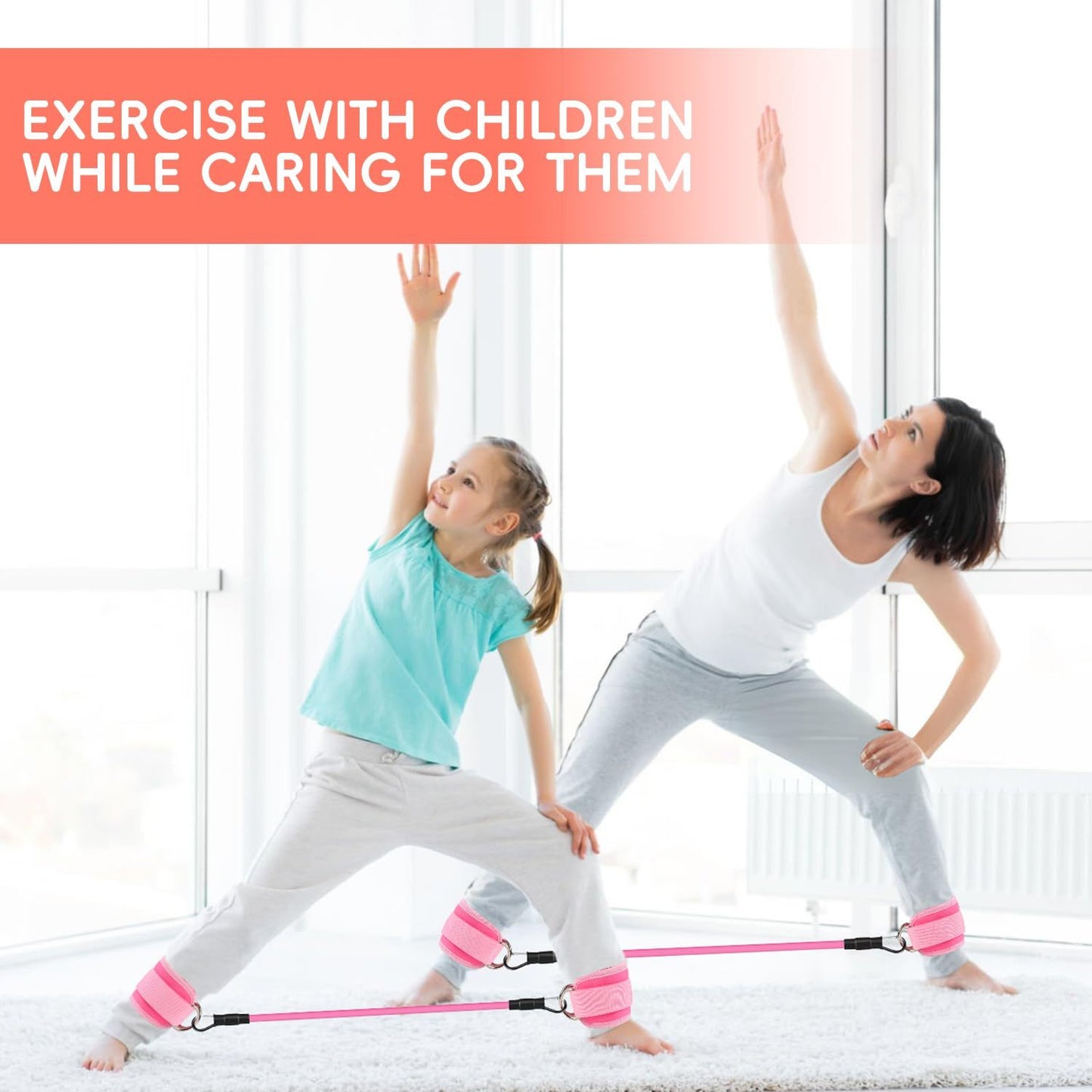 Ankle Resistance Band with Straps – Glute & Hip Workout Band