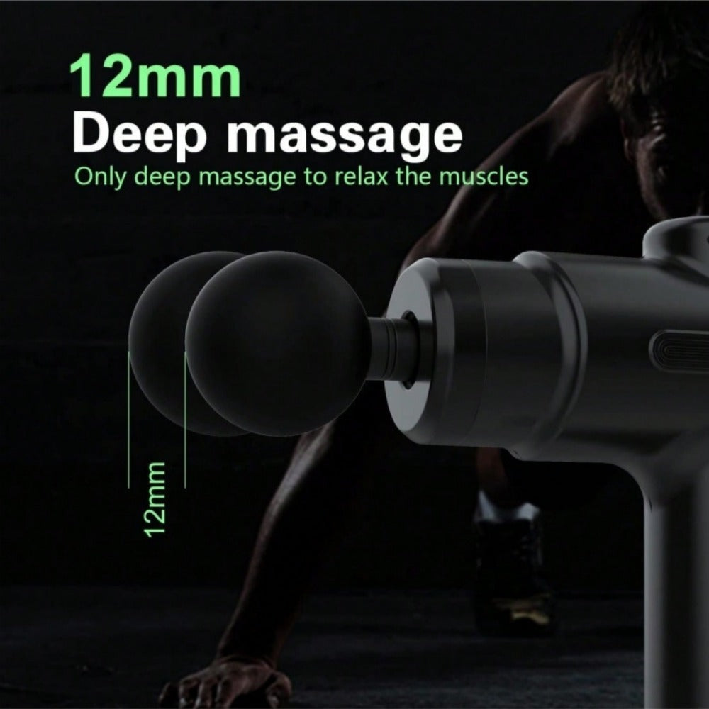 Deep Tissue Percussion Massage Gun – 8 Massage Heads for Full Body Relief