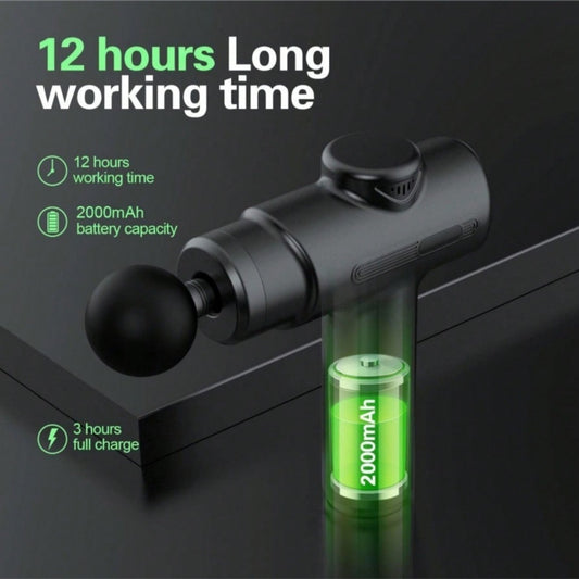 Deep Tissue Percussion Massage Gun – 8 Massage Heads for Full Body Relief