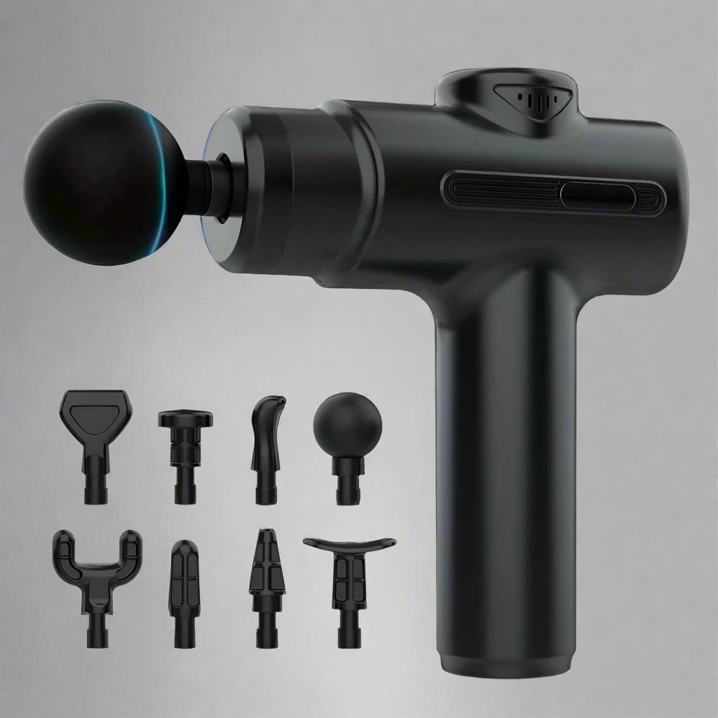 Deep Tissue Percussion Massage Gun – 8 Massage Heads for Full Body Relief