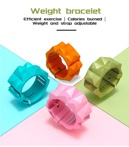 Adjustable Ankle Weights – Silicone Wrist & Ankle Strap for Home Fitness