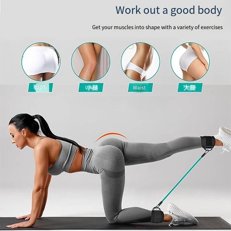 Ankle Resistance Band with Straps – Glute & Hip Workout Band