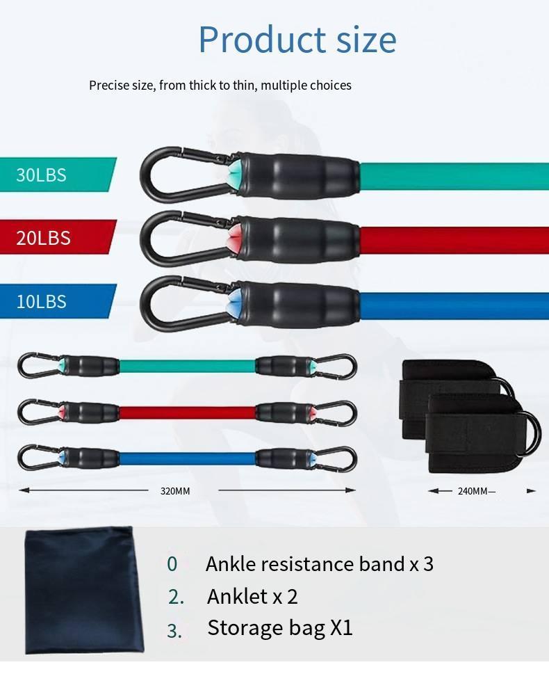 Ankle Resistance Band with Straps – Glute & Hip Workout Band