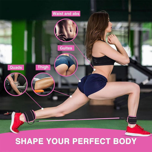 Ankle Resistance Band with Straps – Glute & Hip Workout Band