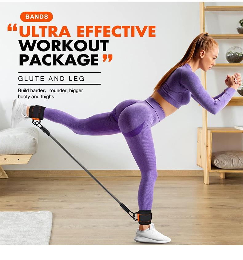 Ankle Resistance Band with Straps – Glute & Hip Workout Band