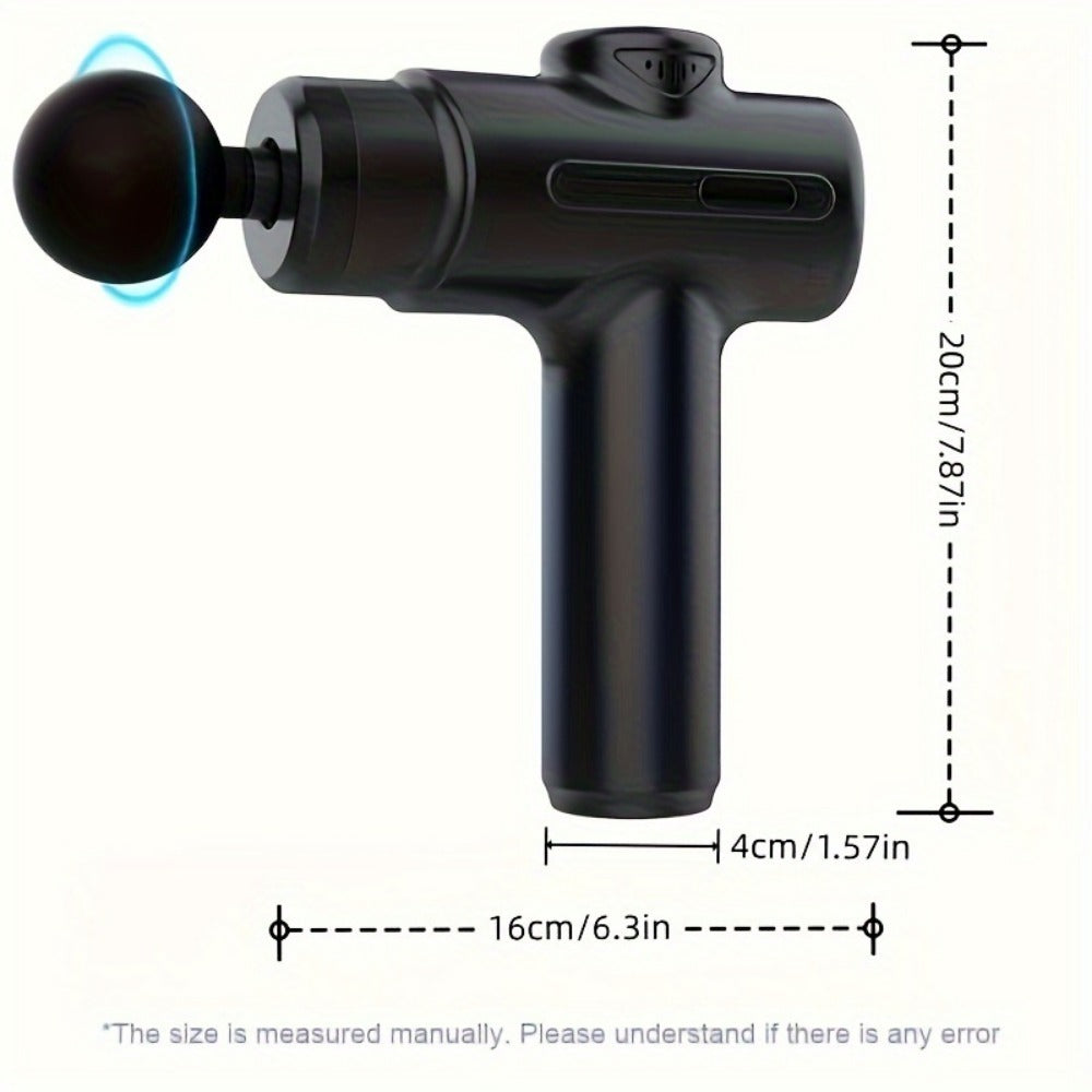 Deep Tissue Percussion Massage Gun – 8 Massage Heads for Full Body Relief